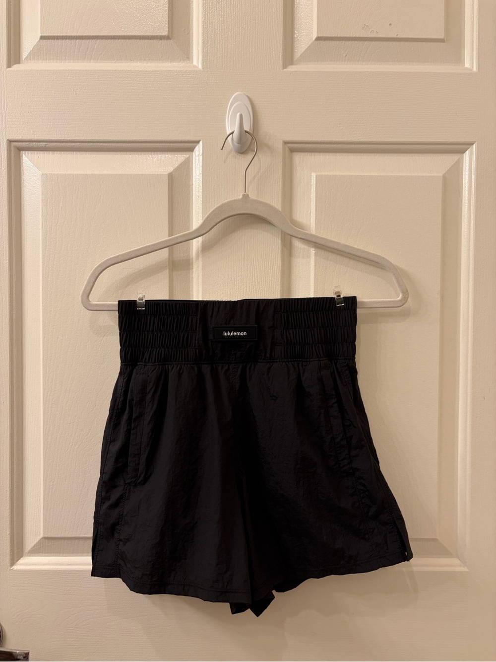 lululemon athletica lightweight Super High Rise Training Short 4inch Black Sz 4